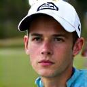 Headshot of Liam, a serious golfer.